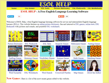 Tablet Screenshot of esolhelp.com